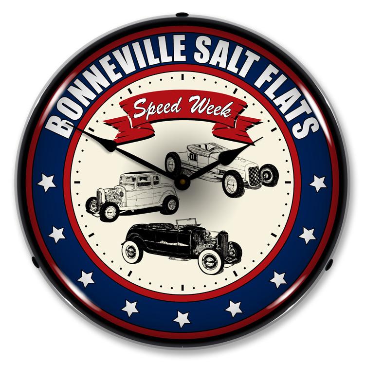 Collectable Sign and Clock – Bonneville Speed Week Clock Online now