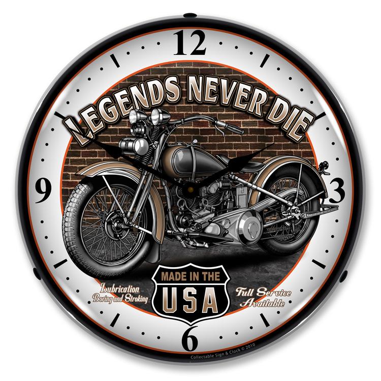 Collectable Sign and Clock – Legends Clock