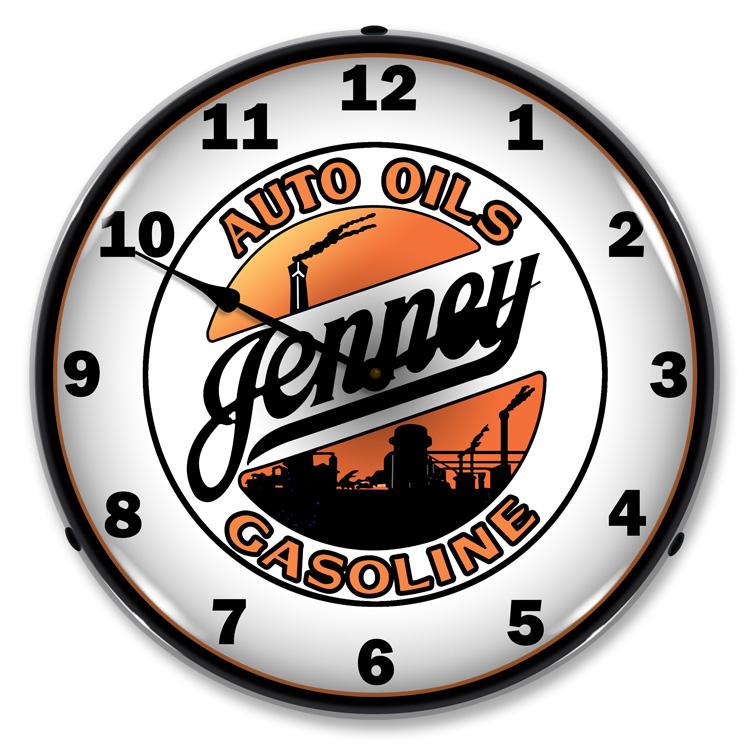 Collectable Sign and Clock – Jenny Gasoline Clock