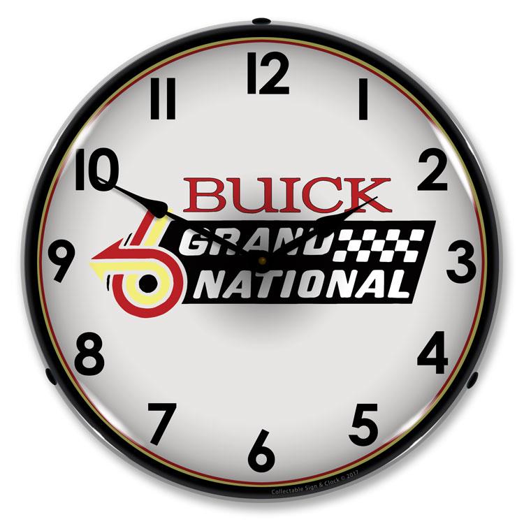 Collectable Sign and Clock – Buick Grand National logo Clock
