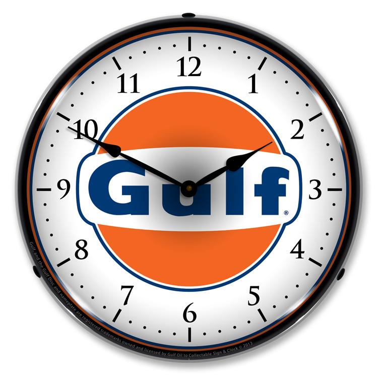 Collectable Sign and Clock – Gulf Clock