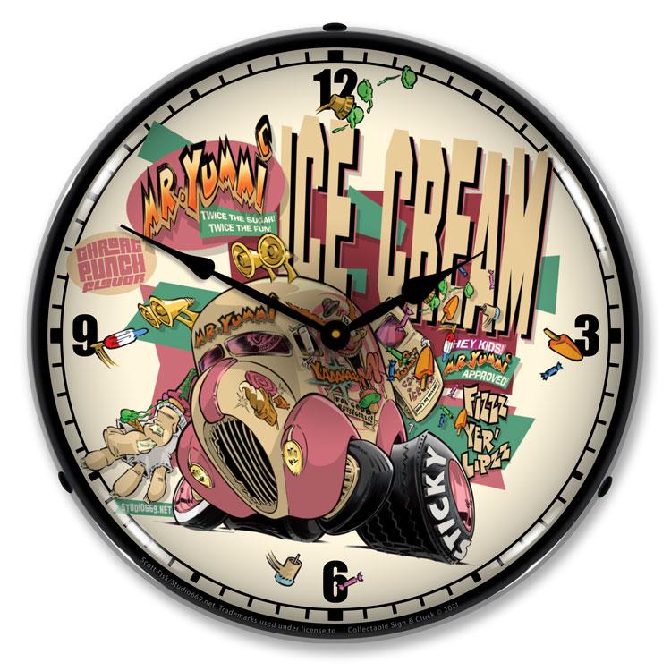 Collectable Sign and Clock – Mr. Yummi Clock