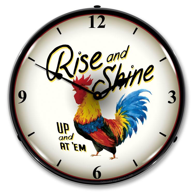 Collectable Sign and Clock – Rise and shine Clock