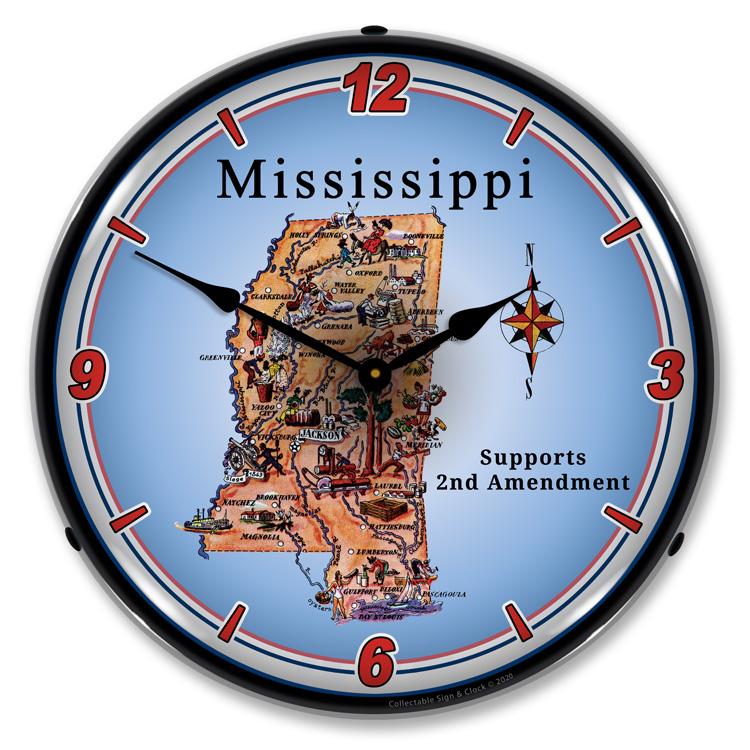 Collectable Sign and Clock – Minnesota Supports the 2nd Amendment Clock
