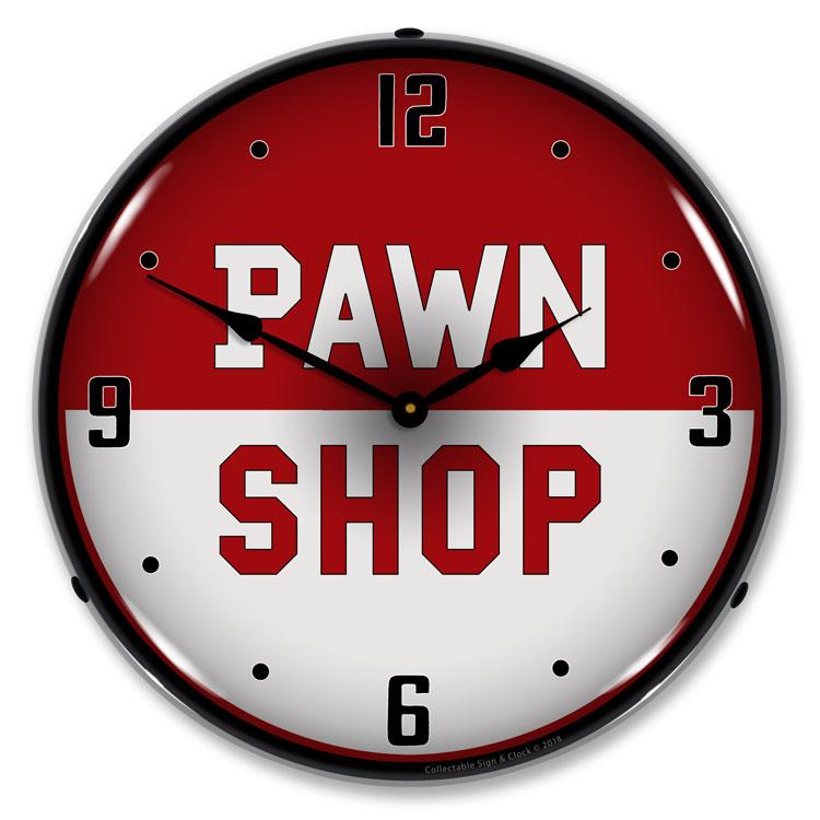 Collectable Sign and Clock – Pawn Shop Clock