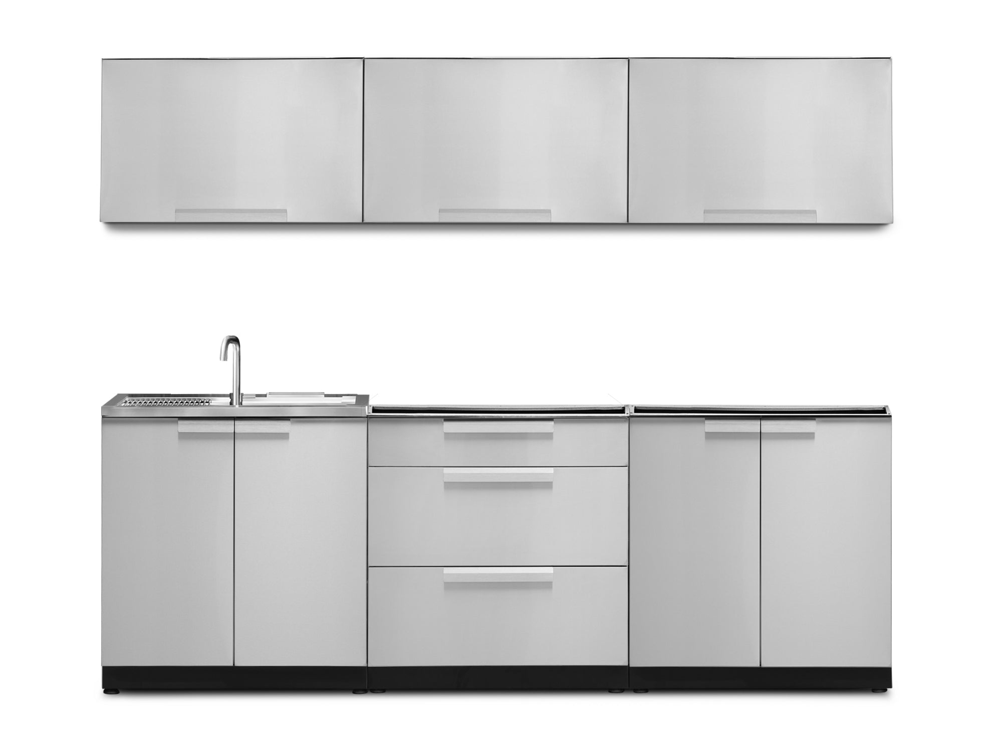 Newage Outdoor Kitchen 6 PC Cabinet Set in Stainless Steel – 66050