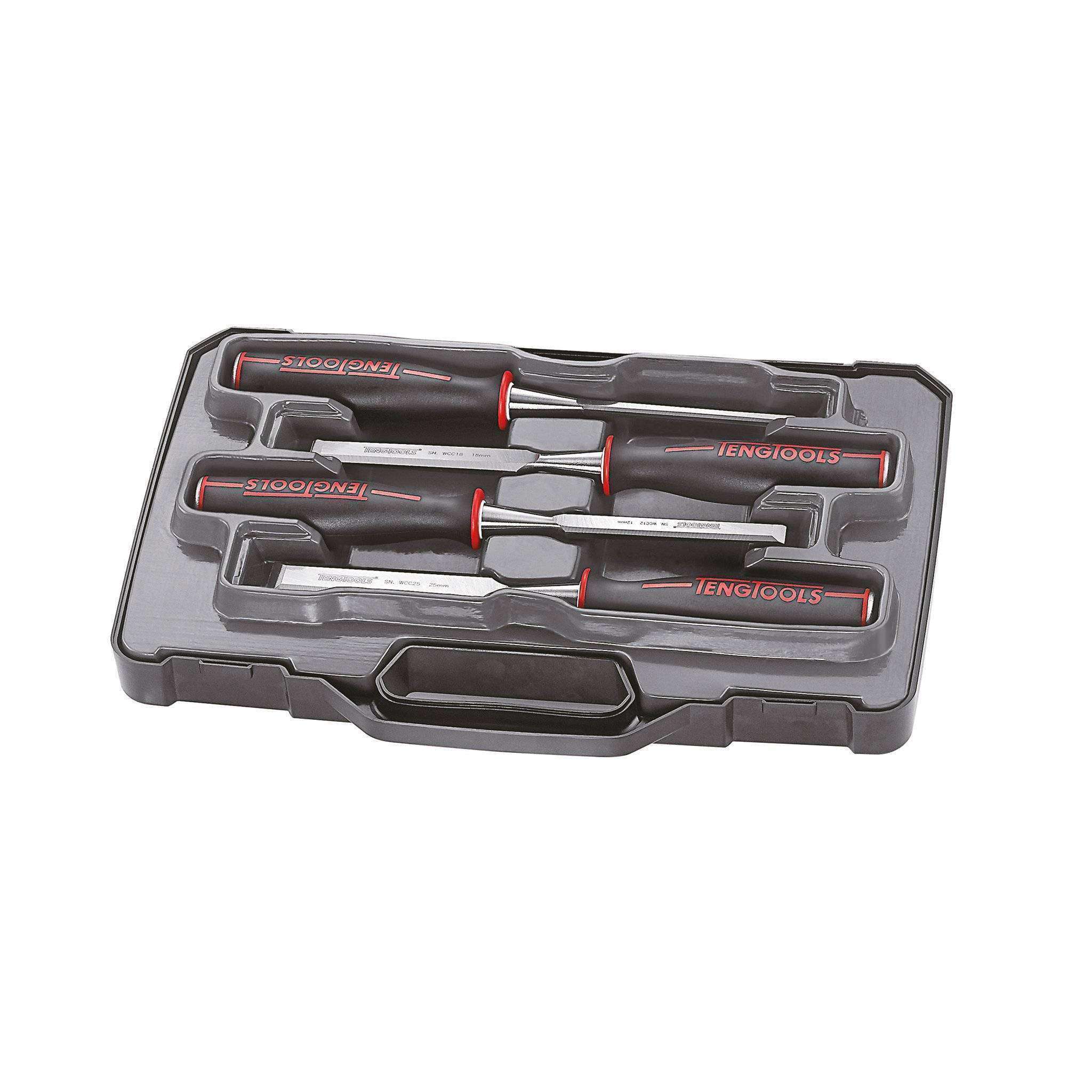 Teng Tools 4 Piece 6-25mm Carpenters Chisel Set – WCS04L Hot on Sale
