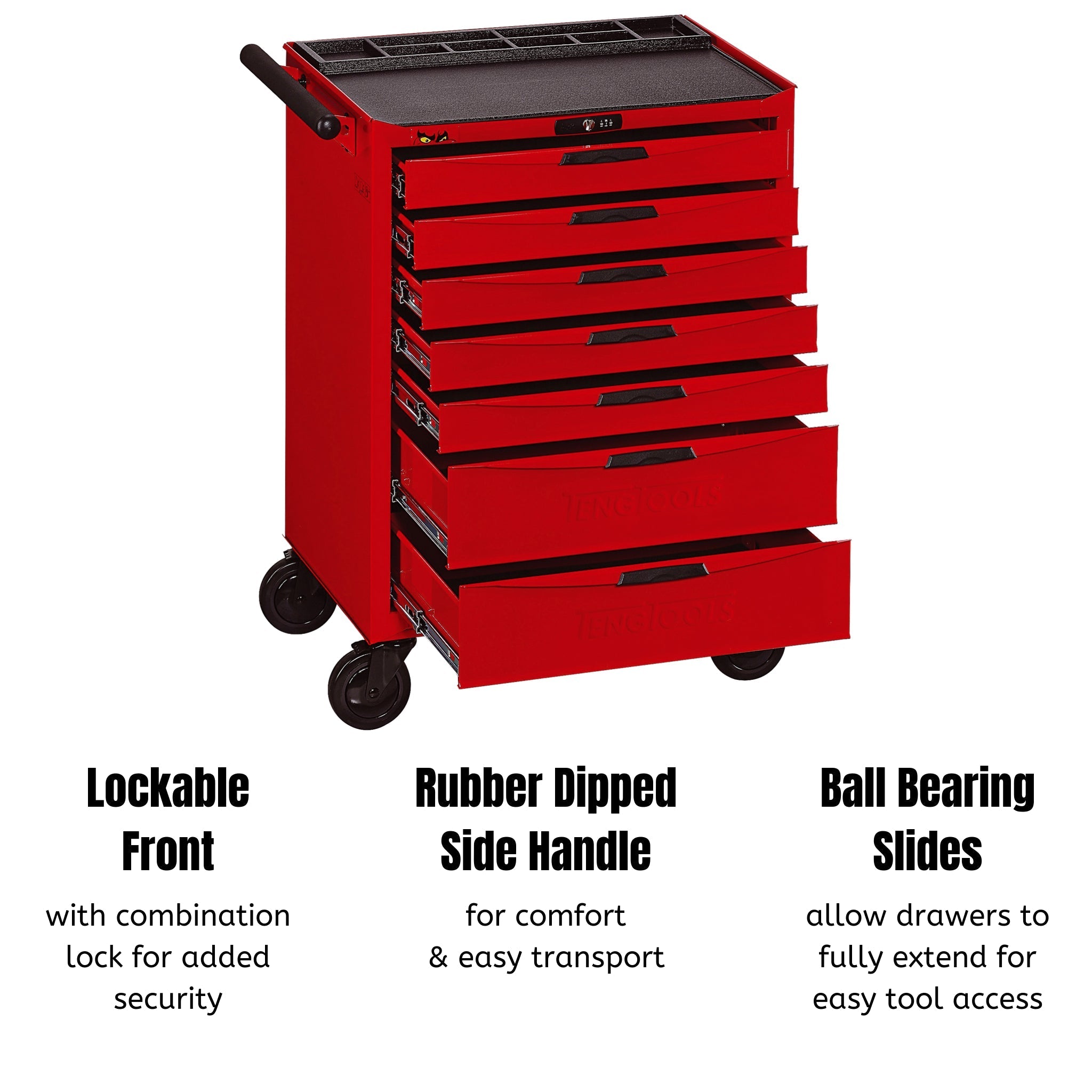 Teng Tools 7 Drawer Heavy Duty Roller Cabinet Tool Chest / Wagon – TCW807N Online Hot Sale